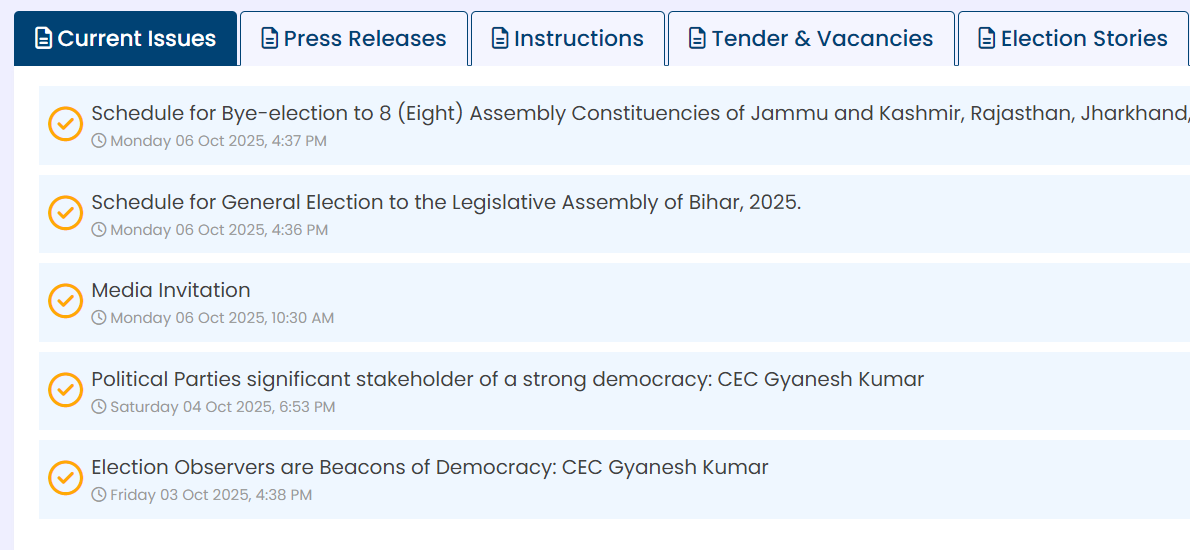 ECI Results